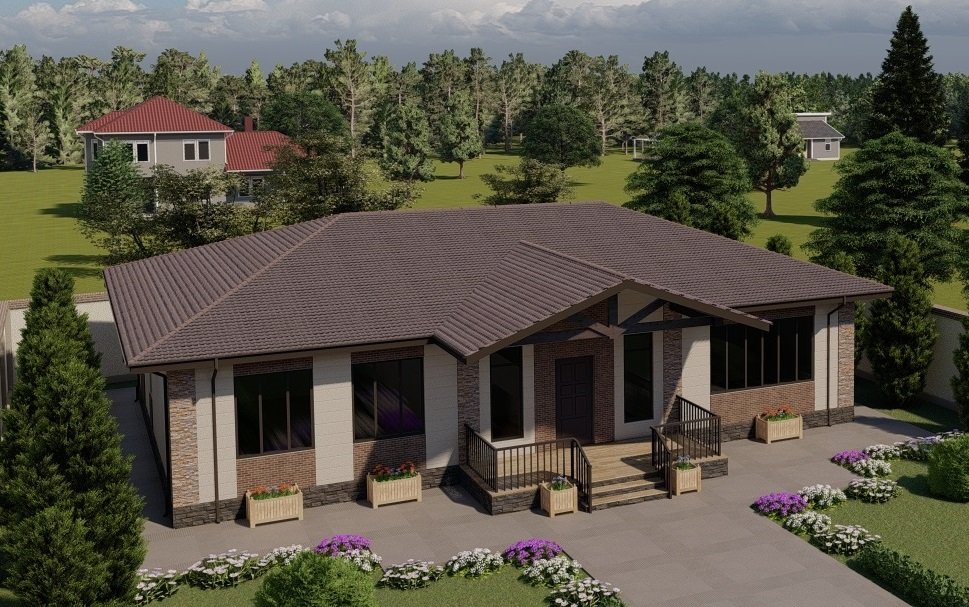 Memarlıq layihəsinin 3D renderi — 10