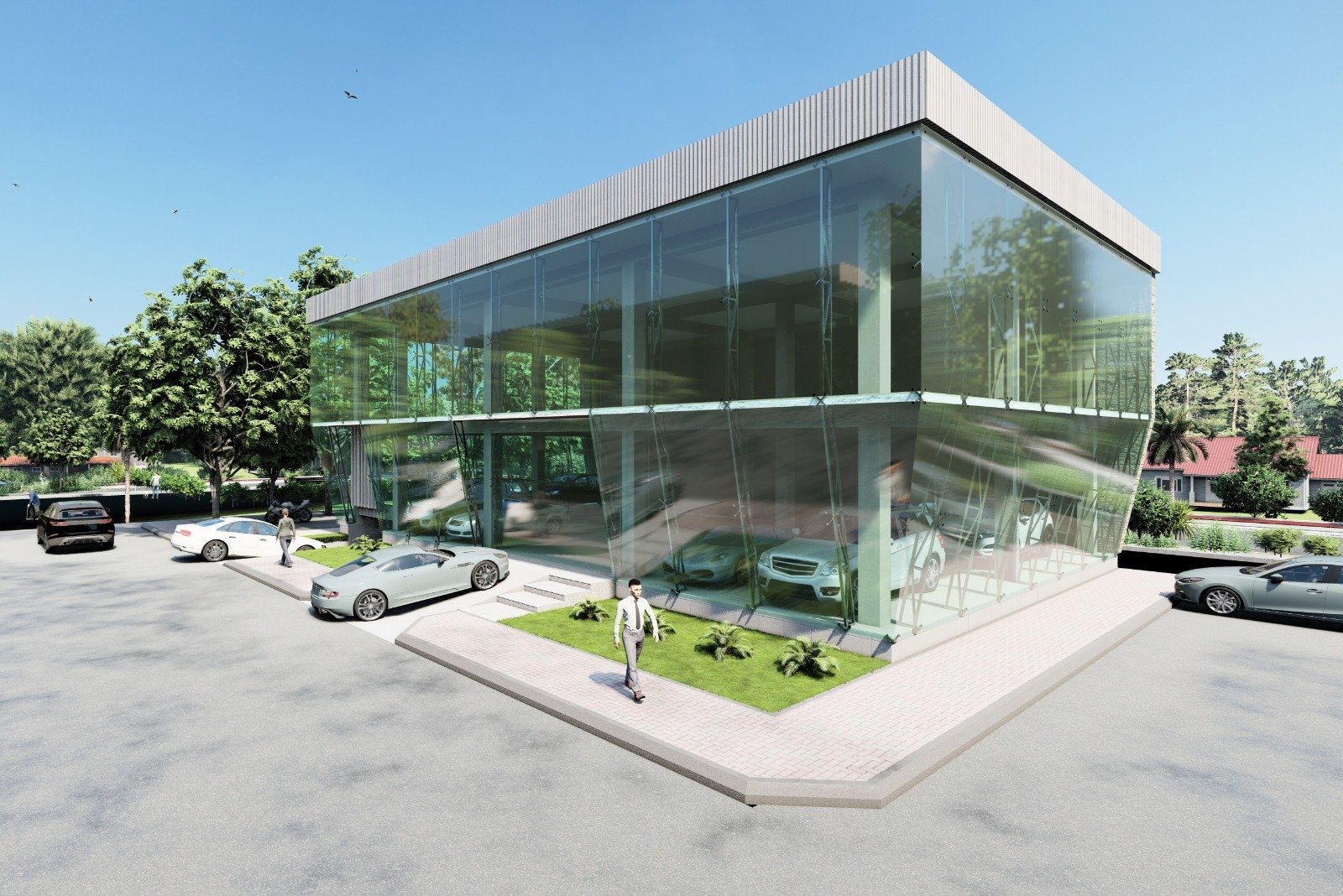 Memarlıq layihəsinin 3D renderi — 14