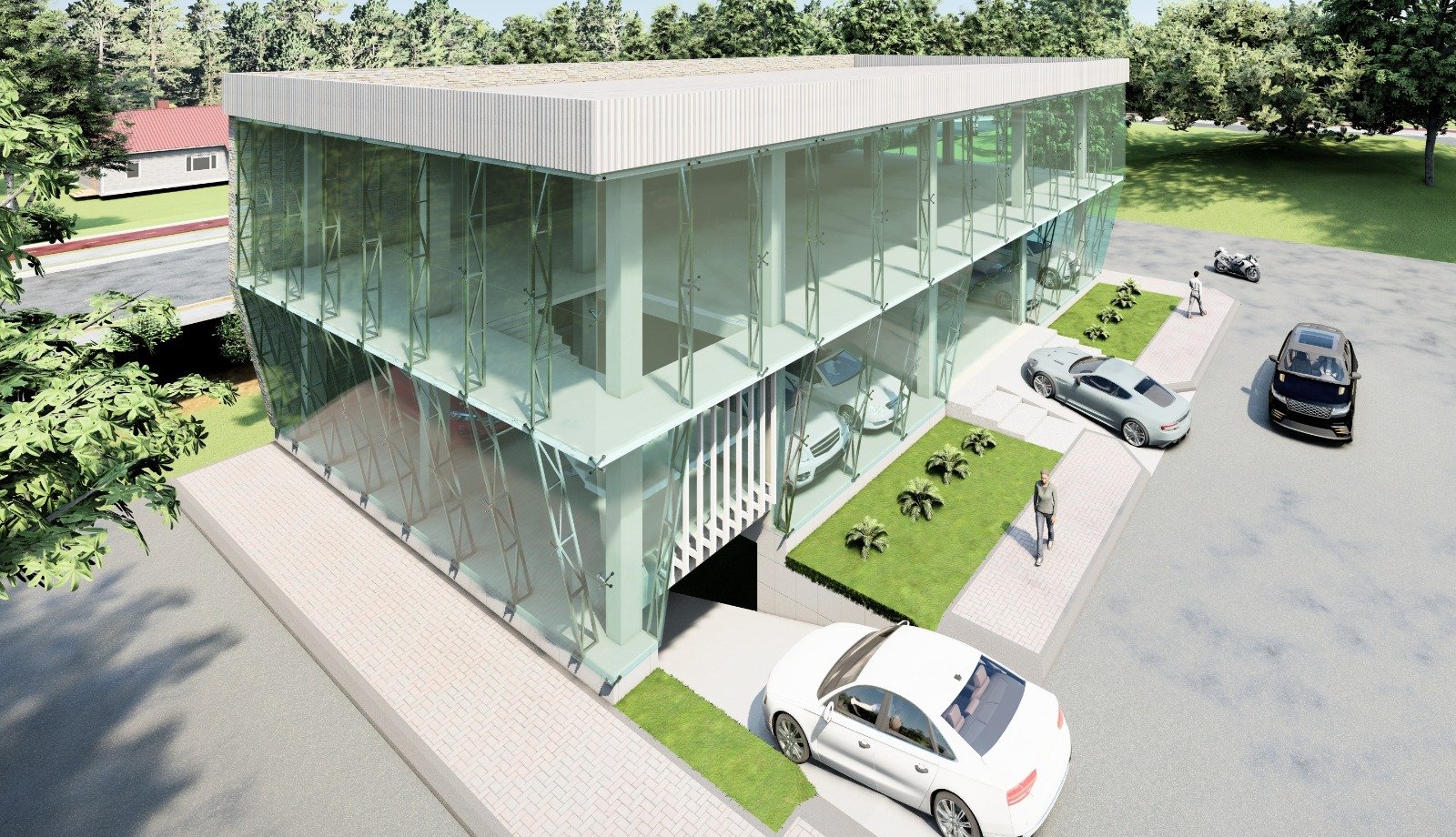 Memarlıq layihəsinin 3D renderi — 17