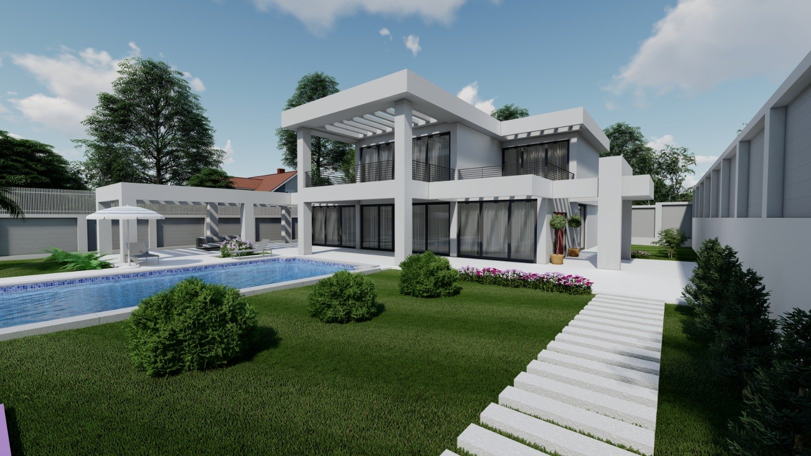 Memarlıq layihəsinin 3D renderi — 20
