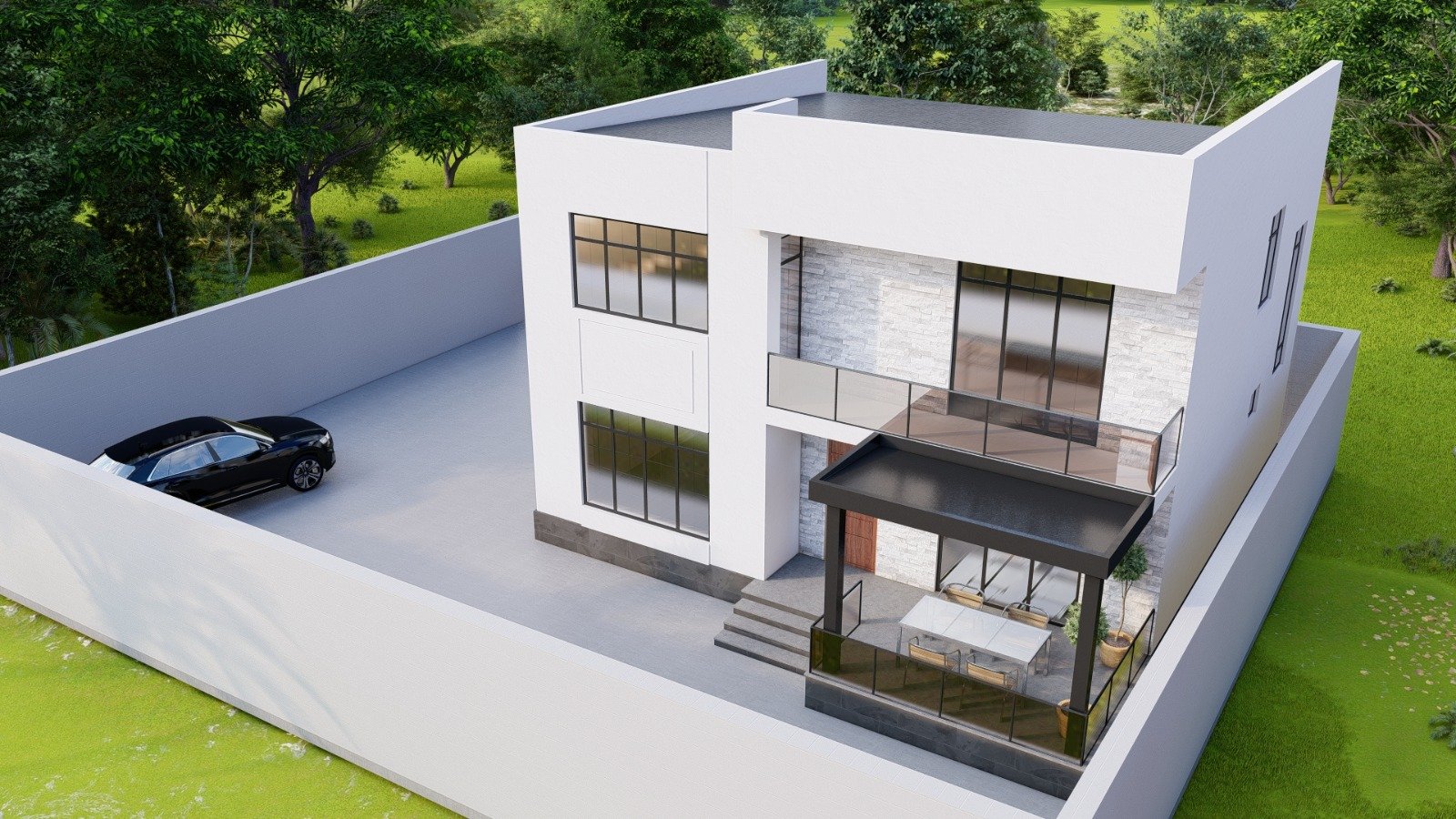 Memarlıq layihəsinin 3D renderi — 22
