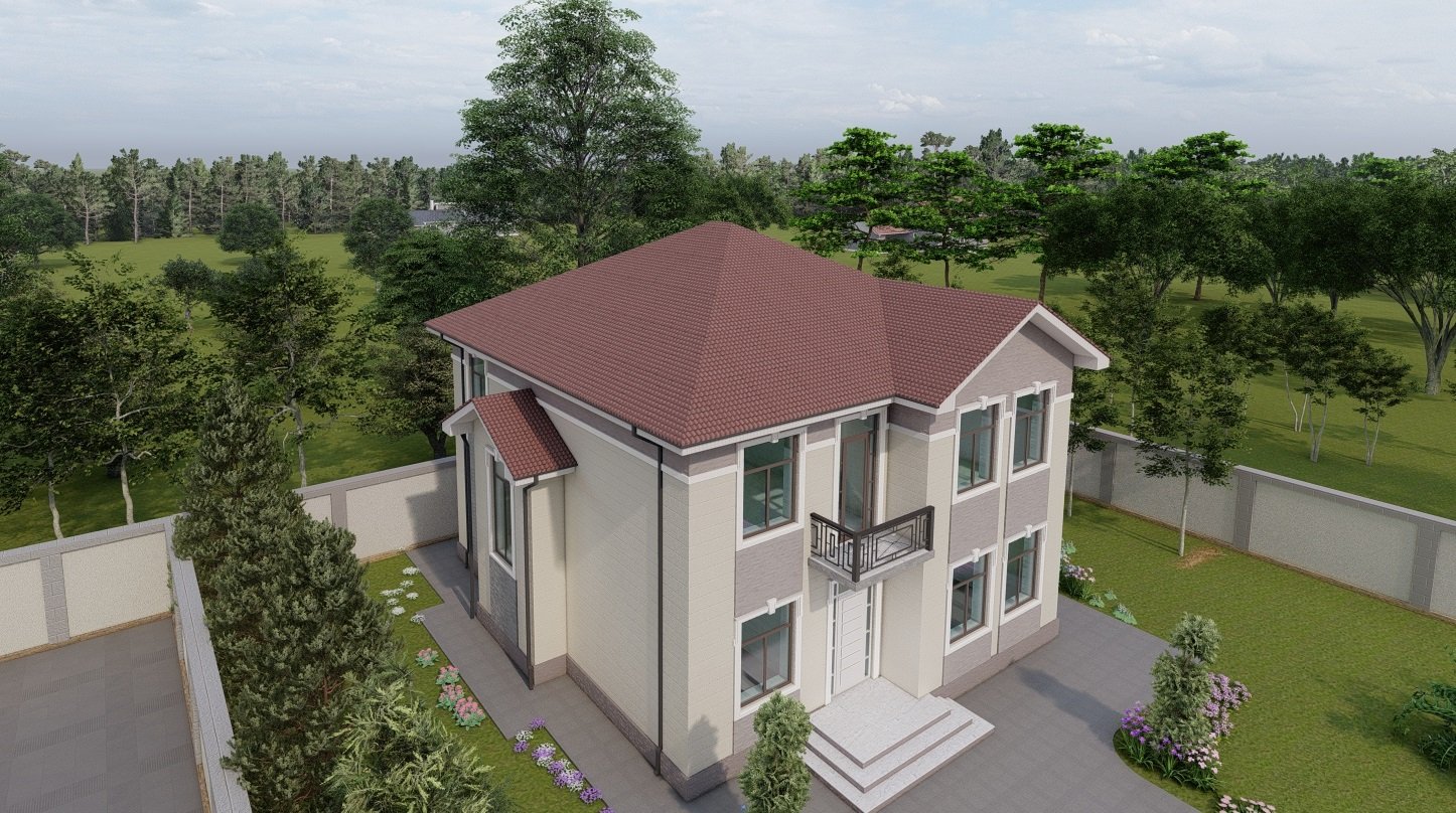 Memarlıq layihəsinin 3D renderi — 23
