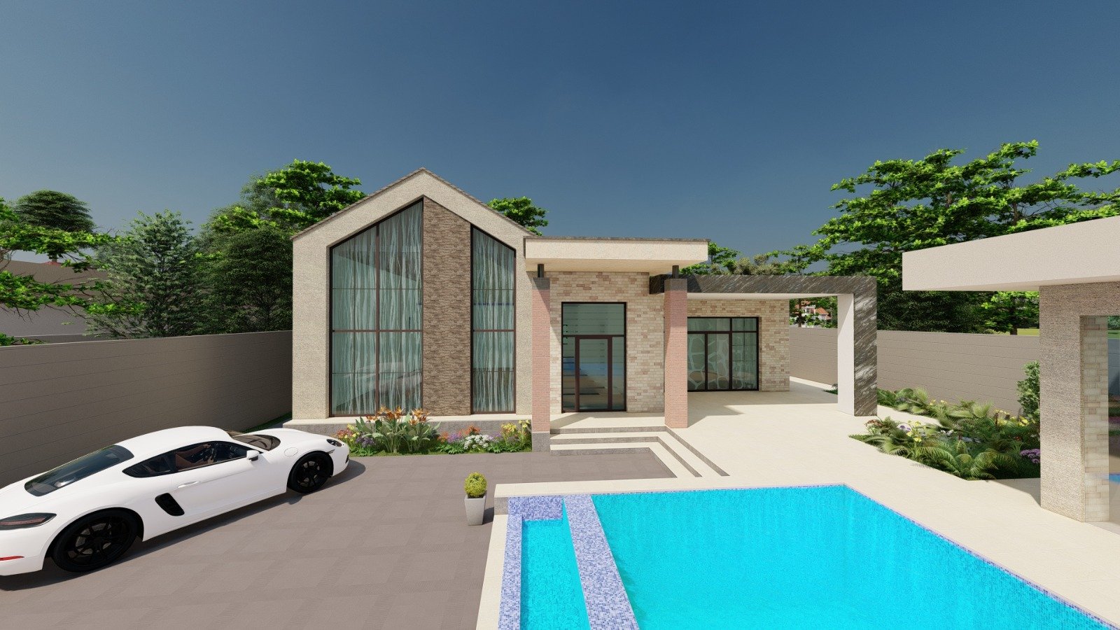Memarlıq layihəsinin 3D renderi — 27